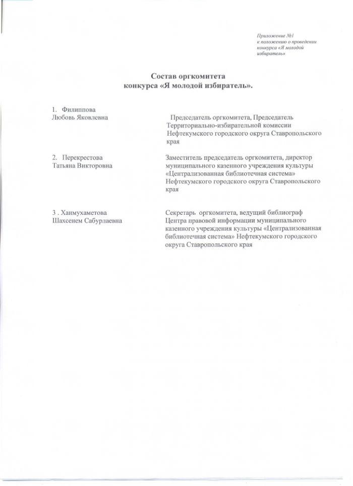 Я-молодой избиратель